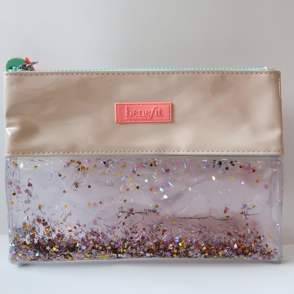 Benefit Clear Sparkling Makeup Bag
